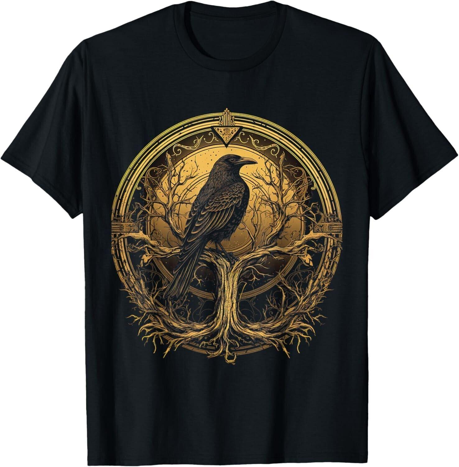 Norse Culture And Norsemen Designs Raven of Odin Celtic Viking Valhalla T-Shirt Unisex T-Shirt XL