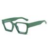 Men Square Frame Sunglasses Luxury Brand Designer Glasses Retro Trendy Shades Unisex Women Eyewear UV400 Oculos De Sol