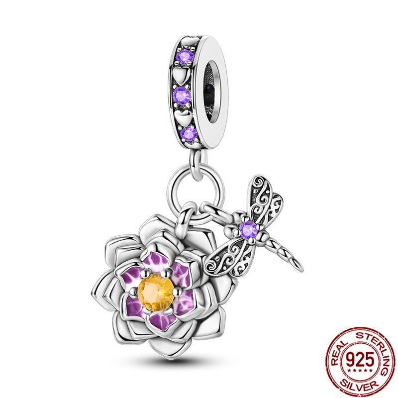 Fit Charms Fororiginal Bracelets 100%Copper Luminous Butterfly Series Beads Diy Jewelry Making For Women Gift