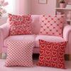 Gift for Lover Cushion Cover Comfort Sofa Bed Silky Elegant Invisible Zipper Decorative Holiday Gifts