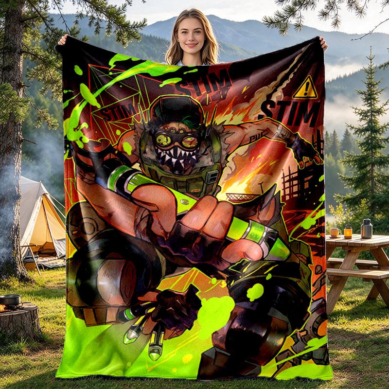 Apex Legends Print Blanket - Soft & Comfortable, for Bedroom, Travel, Sofa, Home Decoration - Birthday Christmas Gift for Friend