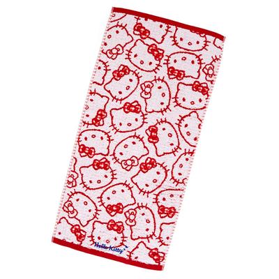 Sanrio Hello Kitty Antibacterial and Deodorizing Face Towel 801054 Silver