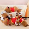 Originality Nezha Aobing Transforms Into Capybara Cartoon Plush Pillow Toy