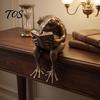 Literarischer Stil Raumdekoration Lese-Frosch Figur, Buchstützen für Bücherregal Dekoration, Harz Ornament Exquisites Geburtstagsgeschenk Freunde Zuhause Büro Arbeitszimmer