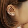 REETI 925 Silver Earrings for Women Super Shiny Zircon Jewelry Gift High Quality Ear Row
