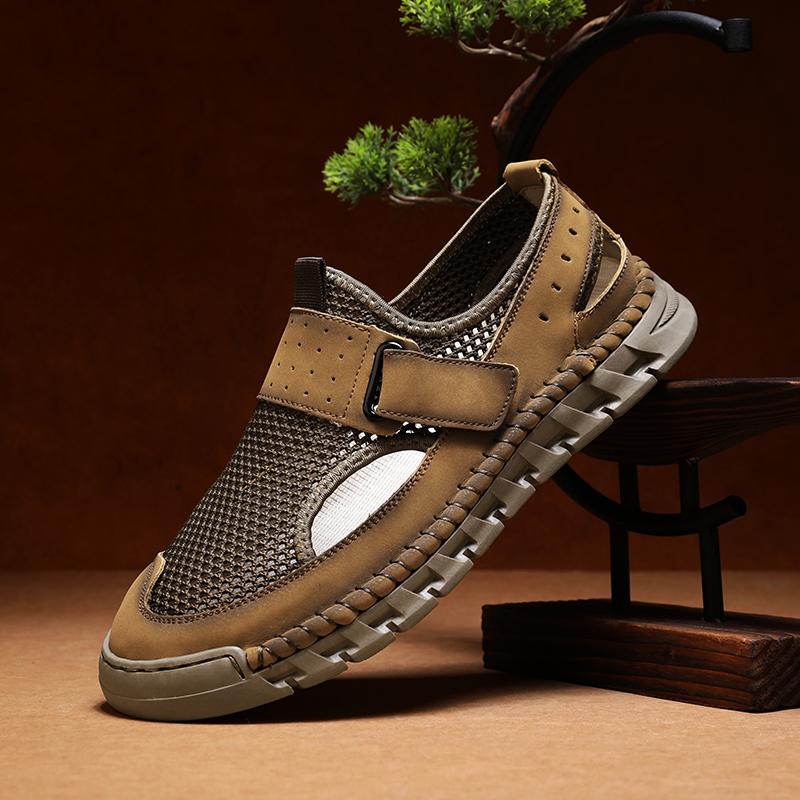 Zomer Heren Mesh Wandelschoenen Ademend Holle Outdoor Sneakers Klimschoenen Heren Sport Antislip Schoenen