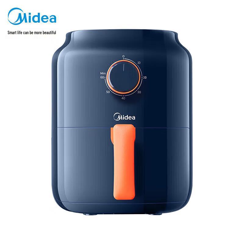 Умная безмасляная аэрофритюрница Midea 4,7 л, китайская вилка (адаптер в комплекте)