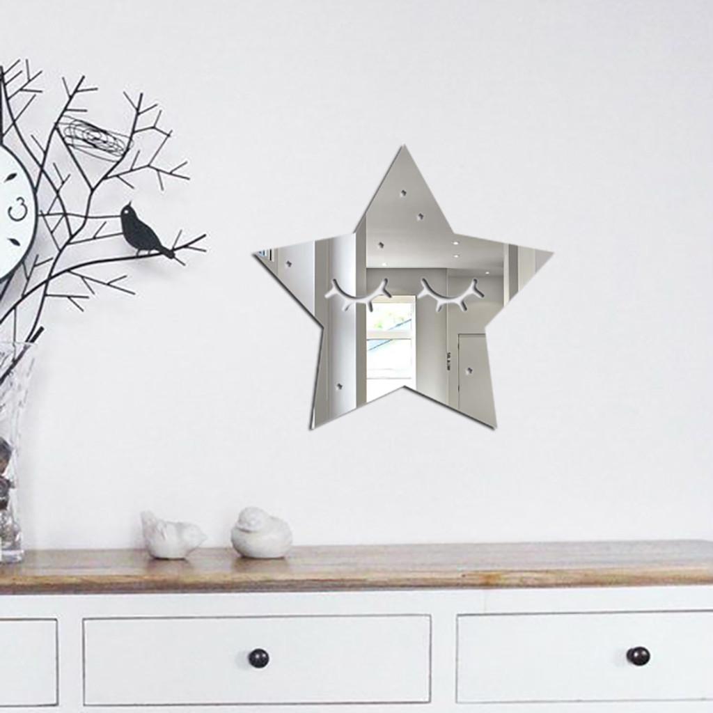 

Акриловое зеркало, мультяшная настенная камера, реквизит, украшение на стену серебряный