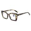 Fashionable Large Frame Men's and Women's Presbyopia Glasses Anti-blue Light High-definition Reading Glasses Diopter To 0+4.0