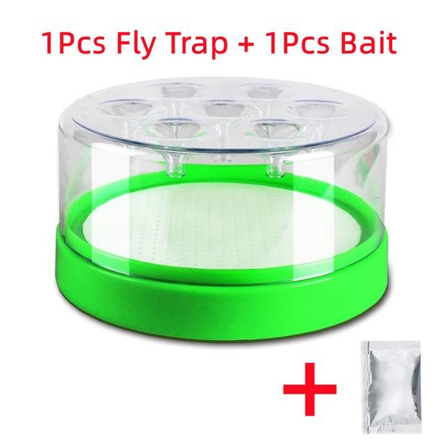 

Автоматическая мухоловка для дома и сада, мухоловка для ресторана, мухоловка для столовой, комнатная мухоловка от насекомых, отпугиватель мух Fly Trap + 1 Pack of Bait
