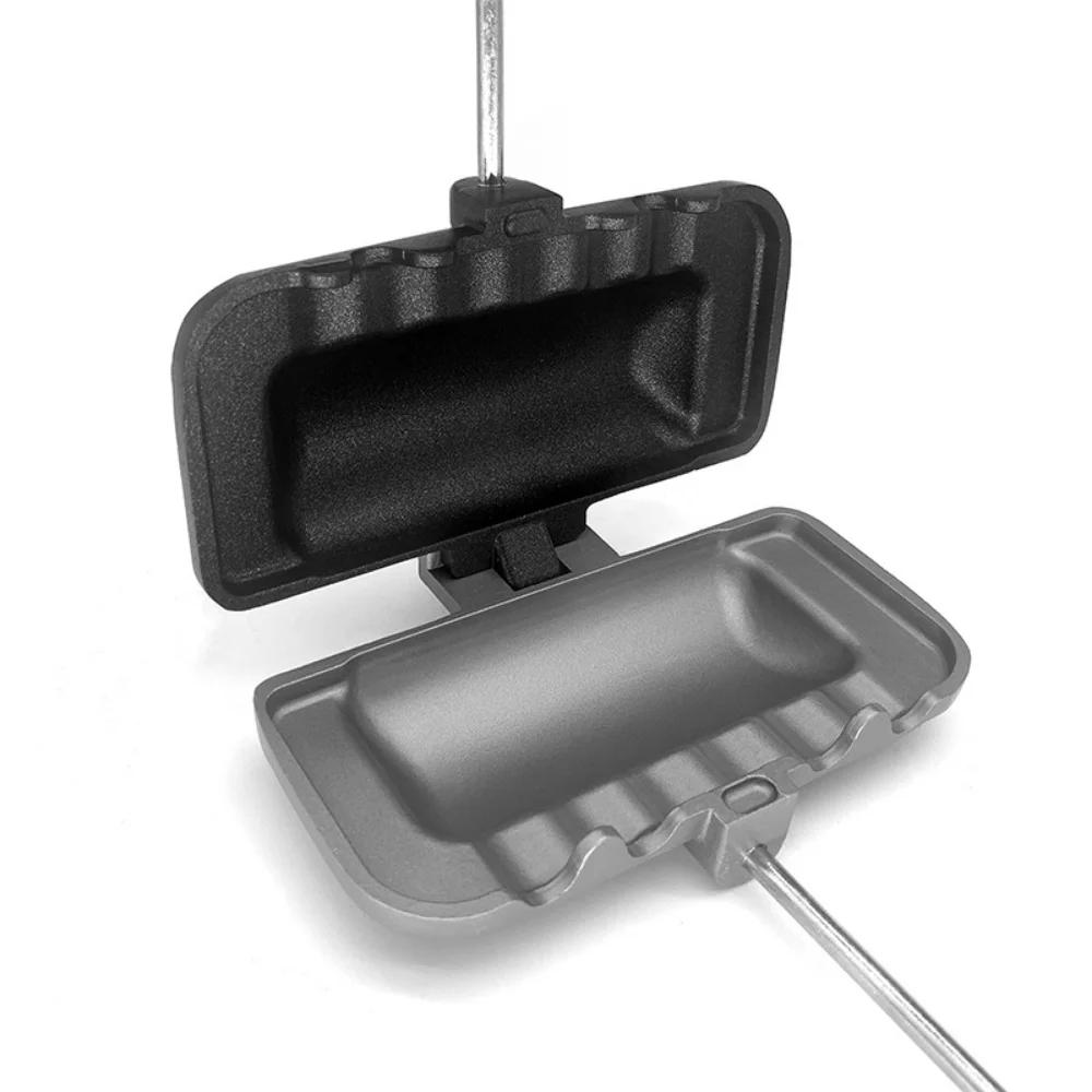Japanischer Stil 4W1H Doppelseitiger Sandwich-Formtopf Outdoor Gaspfanne Toast Backklammer Antihaftbeschichtete Frühstückstöpfe Neue Premium-Qualität