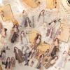 30-Sheet Vintage Coffee Theme Sticker Pack, Retro Coffee Culture Designs & Crisp Details, Perfect for Journal Embellishment
