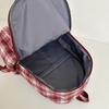 Schoolbag Backpack Women's New Retro Plaid Autumn and Winter Backpack Japanese Girl College Student Literary and Versatile Schoolbag