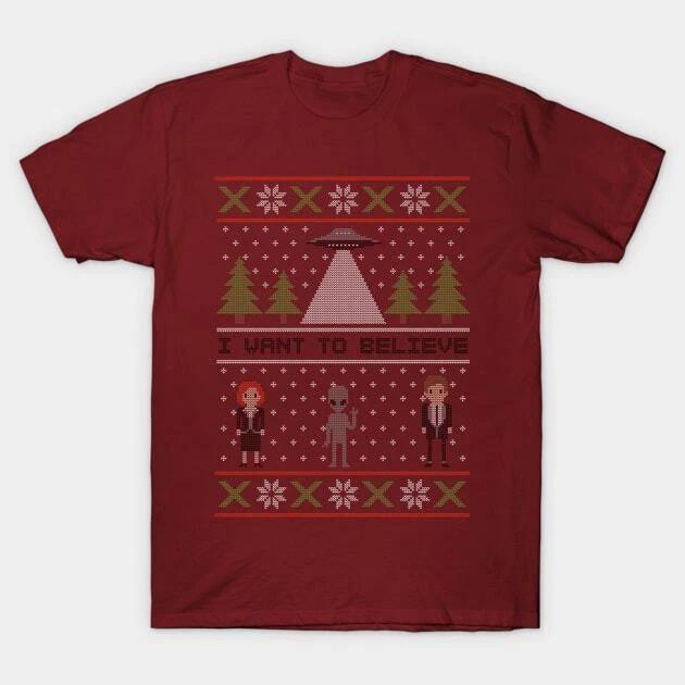 Xmas Files Made in Australia T-Shirt L