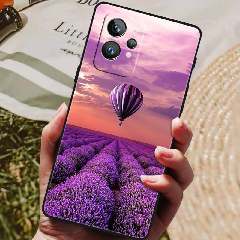 Funda para Realme GT2 Pro 5G TPU Parachoques Negro Silicona Protectora Funda para Realme GT 2 Pro Funda de Teléfono GT2 Pro 2PRO 2022 Capas