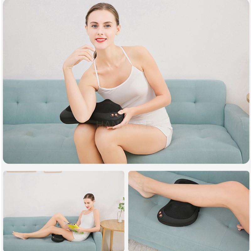 Cervical spine massage pillow multifunctional massage instrument car home electric waist shoulder and neck full body massager