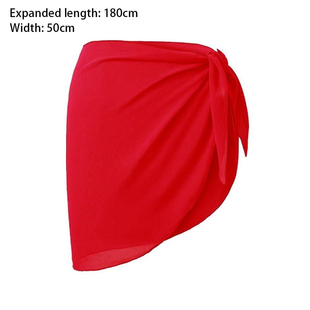 Short Sarongs Beach Short Cover Coverups Short Skirt Soft Beach Bikini  Women