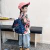 Fashionable Unisex Kids Backpack With Breathable Nylon Material And Stylish Star Pattern