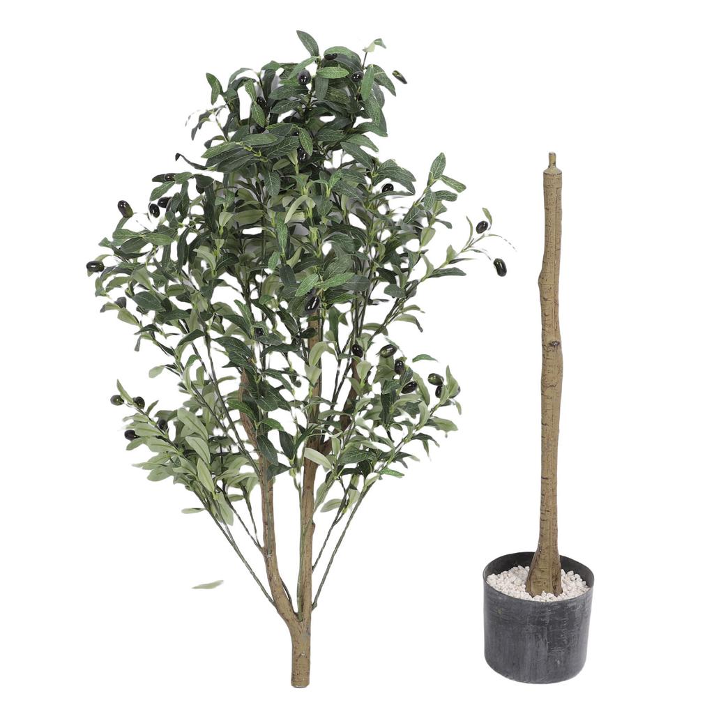 Artificial Tree Tall ABS PU Simulated Olive Tree for Swimming Pool Party Seaside Courtyard Interior Decoration 150cm