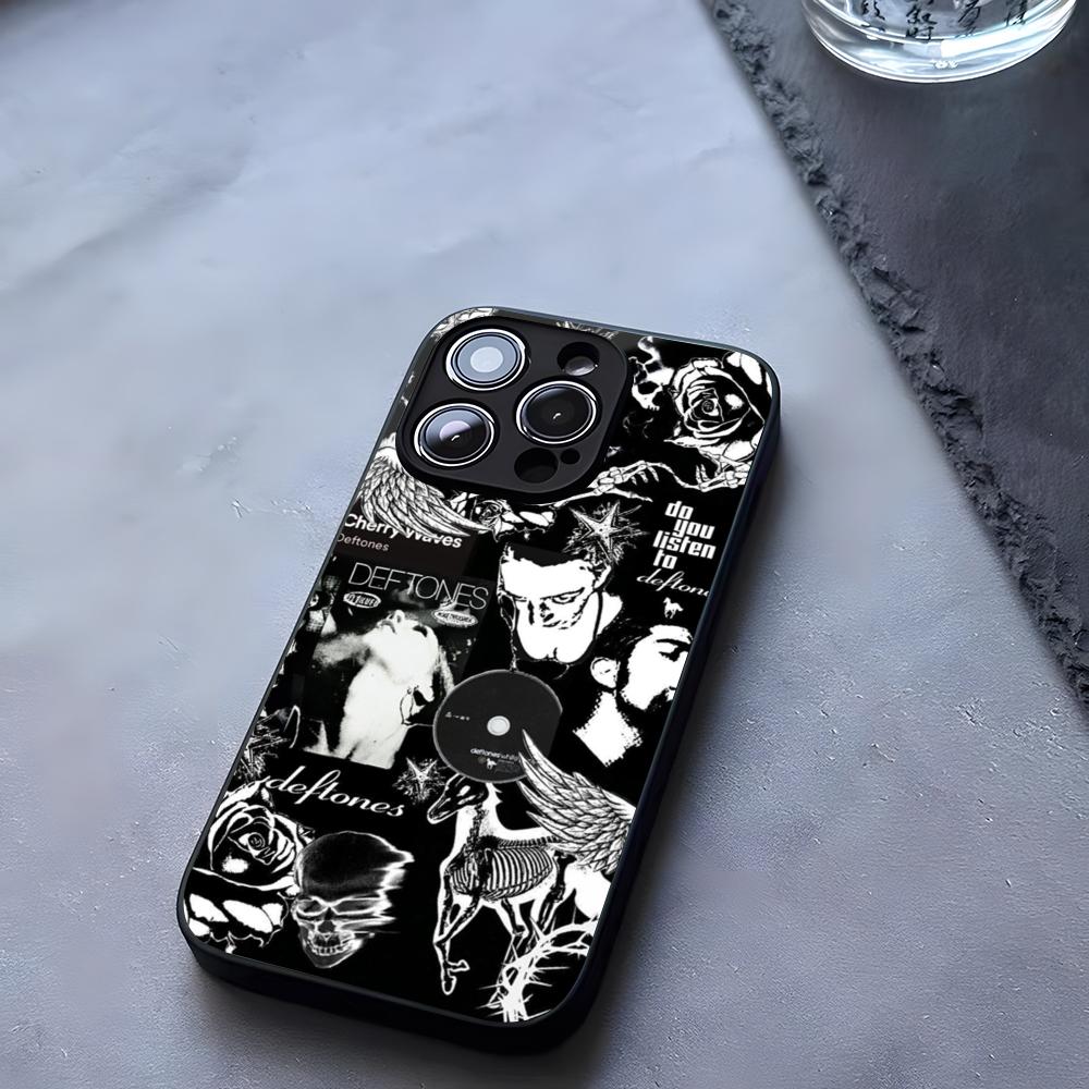 Deftone Alternative Metal Phone Case Tempered Glass For IPhone 17 13 14 16 12 15 11 Pro Max Plus Mini X XR SE2020 Coque