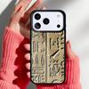Egyptian-Hieroglyphics Phone Case for iPhone 17 16 15 14 13 Pro Max Back Cover for 12 11 Pro Coque