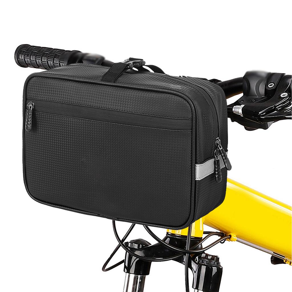 Borsa da Portapacchi Posteriore per Bicicletta 4,5L Resistente all'Acqua Borsa da Manubrio per Bicicletta per Motocicletta