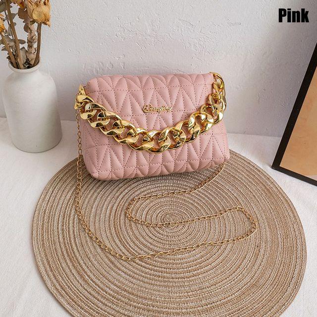Fashion Women Girls Shoulder Bags Chain Handbags PU Leather Female Large Capacity Casual Crossobdy Clutch Purse