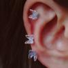 1PC Korea Cute Small Butterfly Stud Earrings For Women Girls Minimalist Cartilage Earrings Piercing Body Jewelry Gift Ins Style