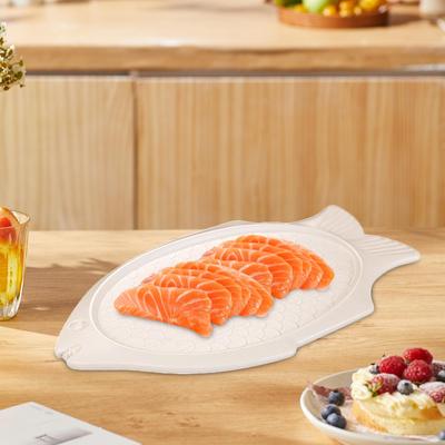Camping Servierplatte Obstorganisator Snack Fischform Sushiplatte für