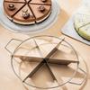 Cake Cutter Slicer Stainless Steel Pastry Portion Marker Pizza Pie Divider Even 4-10 Slices Cake Portioner Baking Tools Kitchen