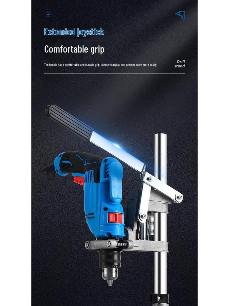 High-Precision Multi-Functional Drill Press Stand for Handheld Rotary Drills