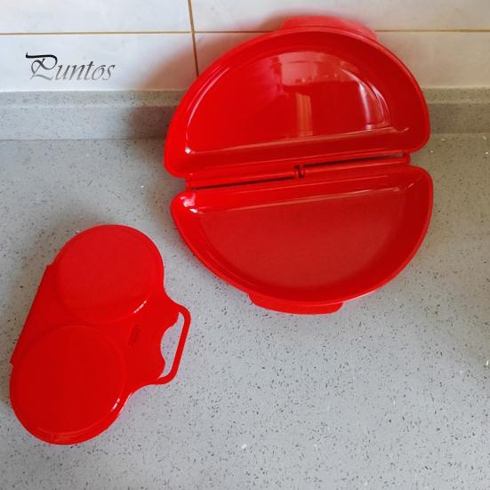 Microwave Egg Poacher 2Pcs/Set Omelet Pan, Plastic Non-Stick Breakfast Cooker for Cooker, Maker Easy Quick Cooking Kitchen Gadgets