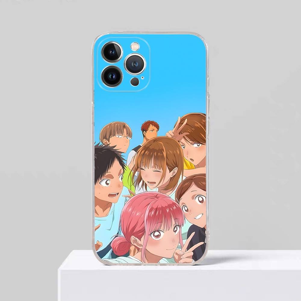 Anime B-Blue Box Phone Case For iPhone 17 16 14 11 12 13 15 Pro Max 14 Plus 17 Air Cover