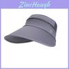 Cappello estivo parasole con tesa larga e seta ghiacciata traspirante per attività all'aperto