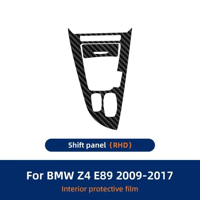 For BMW Z4 E89 2009-2017 Car Interior 5D Carbon Fiber Film PET Center Console Anti Scratch Resist Film Accessories Refit PPF