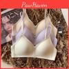 Triangle Seamless Bra French Wireless Soft Support Antisagging Side Support For Small Busts