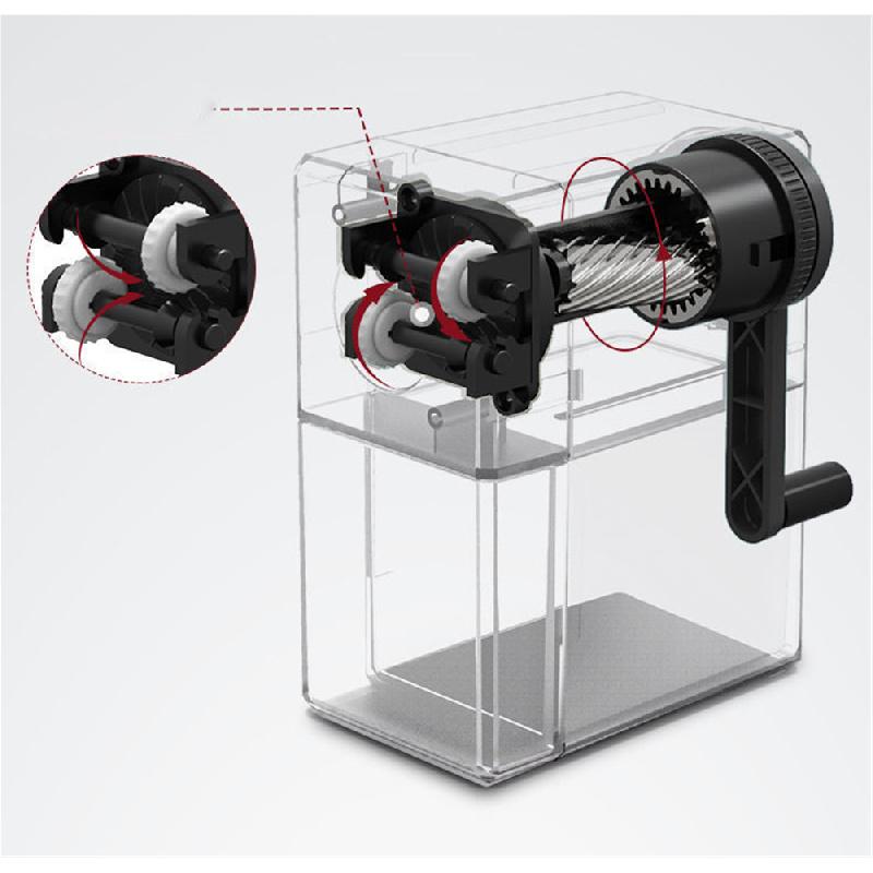 Pencil/Charcoal Pencil Sharpener, Rotating, Manual, Automatic Lead Feed