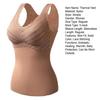 Thermal Vest V-Neck Sleeveless Chest Pad Underwear Vest Seamless Velvet Lining Autumn Winter Warm Bottom Vest