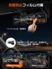 OKYES Dashcam with Front and Rear Cameras CarPlay Android Zoom Digital Rearview Assistant FM Power Clear Night Parking Integrated Reverse Gear LED