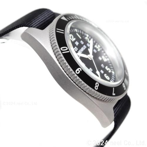 BENRUS Men's Type-II Silver Military Watch, Reissue Model, Officially Imported