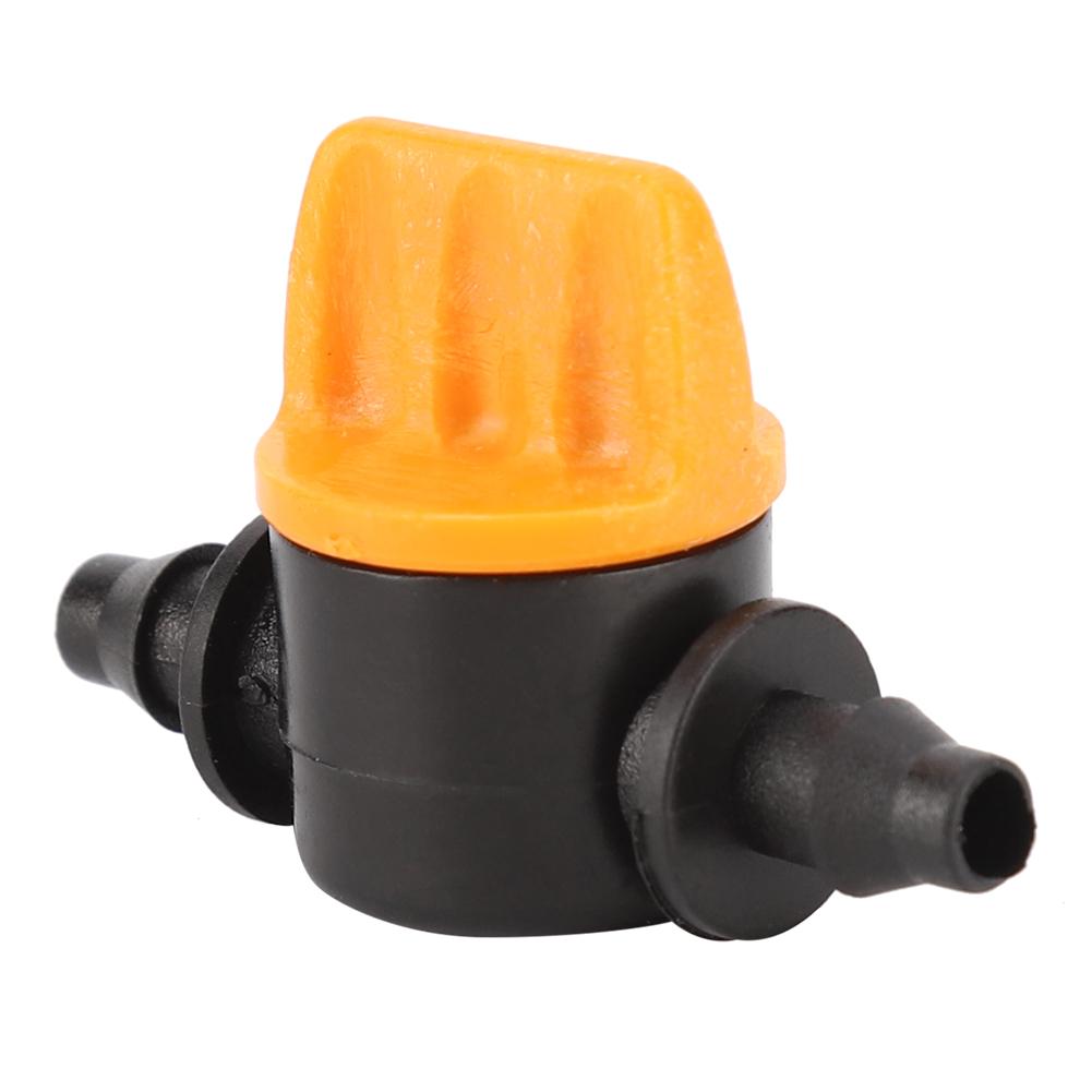 100Pcs Garden Irrigation 2 Way PVC 4/7 Waterstop Straight Connector Hose Valve Tool