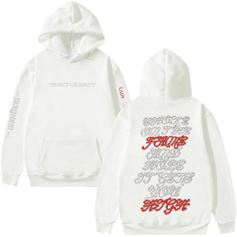 Perfect Celebrity Hoodie Lady Gaga Merch Hoody Men Women's Clothing Fashion Aesthetic Sweatshirt Casual High Street Sweatshirts