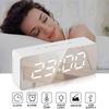 White Digital Clock Display Time Desktop Alarm Clock High Quality LED Mirror Table Clock