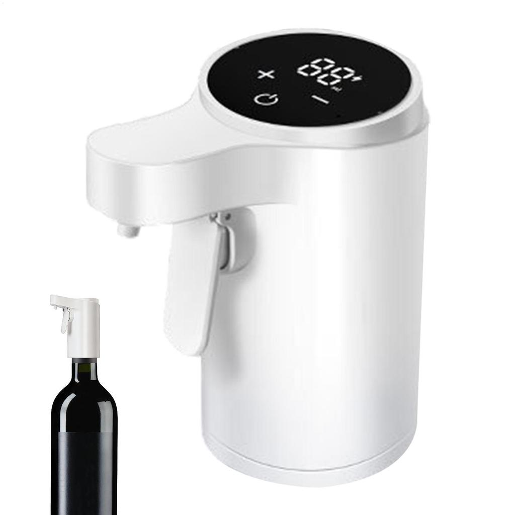 Electric Touch Screen Wine Aerator Automatic Smart Decanter for Red Wine & Whiskey Rechargeable Pourer for Home Bar Party Gift