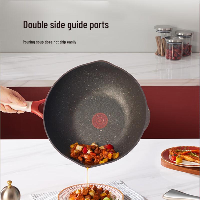 SUPOR Titanium Non-Stick Stir-Fry Wok