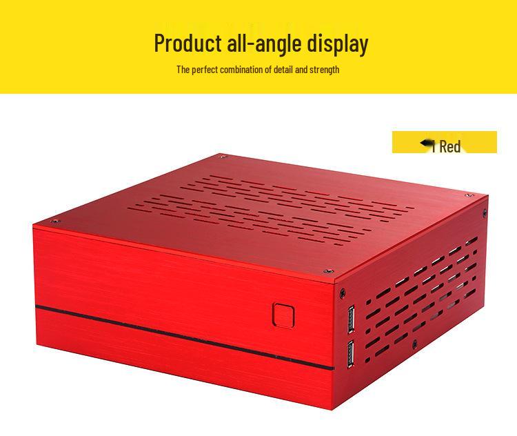 XQBOX A01 HTPC ITX Mini Chassis: Compact Horizontal Industrial Control Case