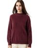 Brushed Wool Semi-High Neck Sweater for Women - Soft, Skin-friendly, Warm & Versatile Base Layer for Autumn/Winter.
