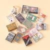 1:12 Scale Miniatures Dollhouse Books Assorted Retro Vintage Mini Books DIY Scene Doll House Decoration
