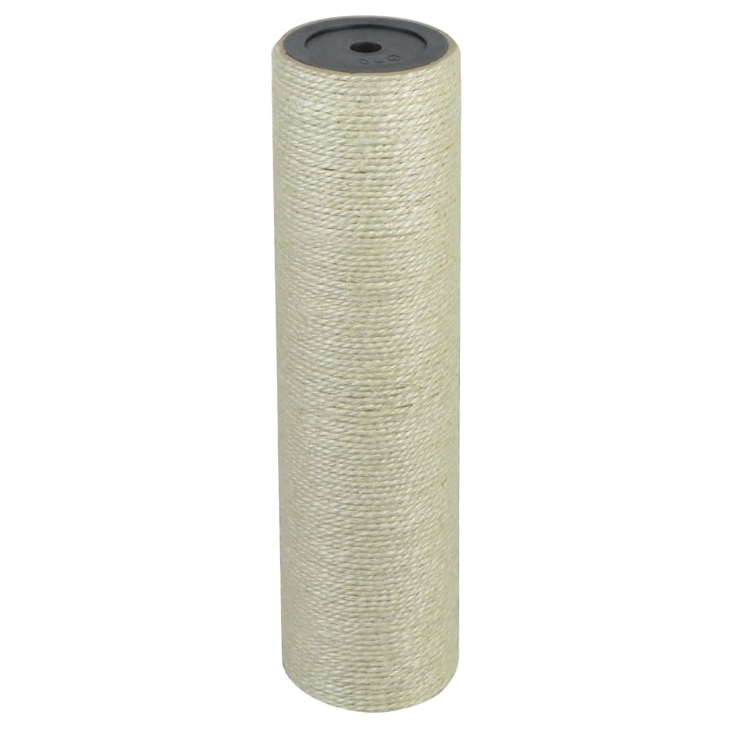 Vidaxl Cat Scratching Post, 8X30 Cm, 10 Mm, Beige