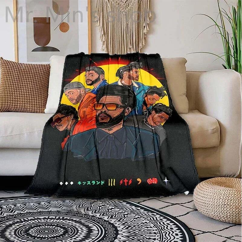 The Weeknd - Manta for the Singer The Weeknd Print Blanket Home travel blanket throw blanket thin blanket Warm blanket